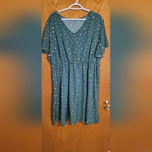 Green Polka Dot Dress